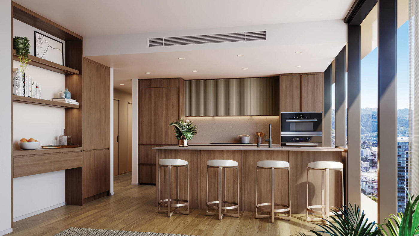 Render of kitchen