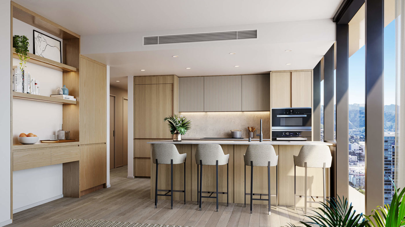 Render of kitchen