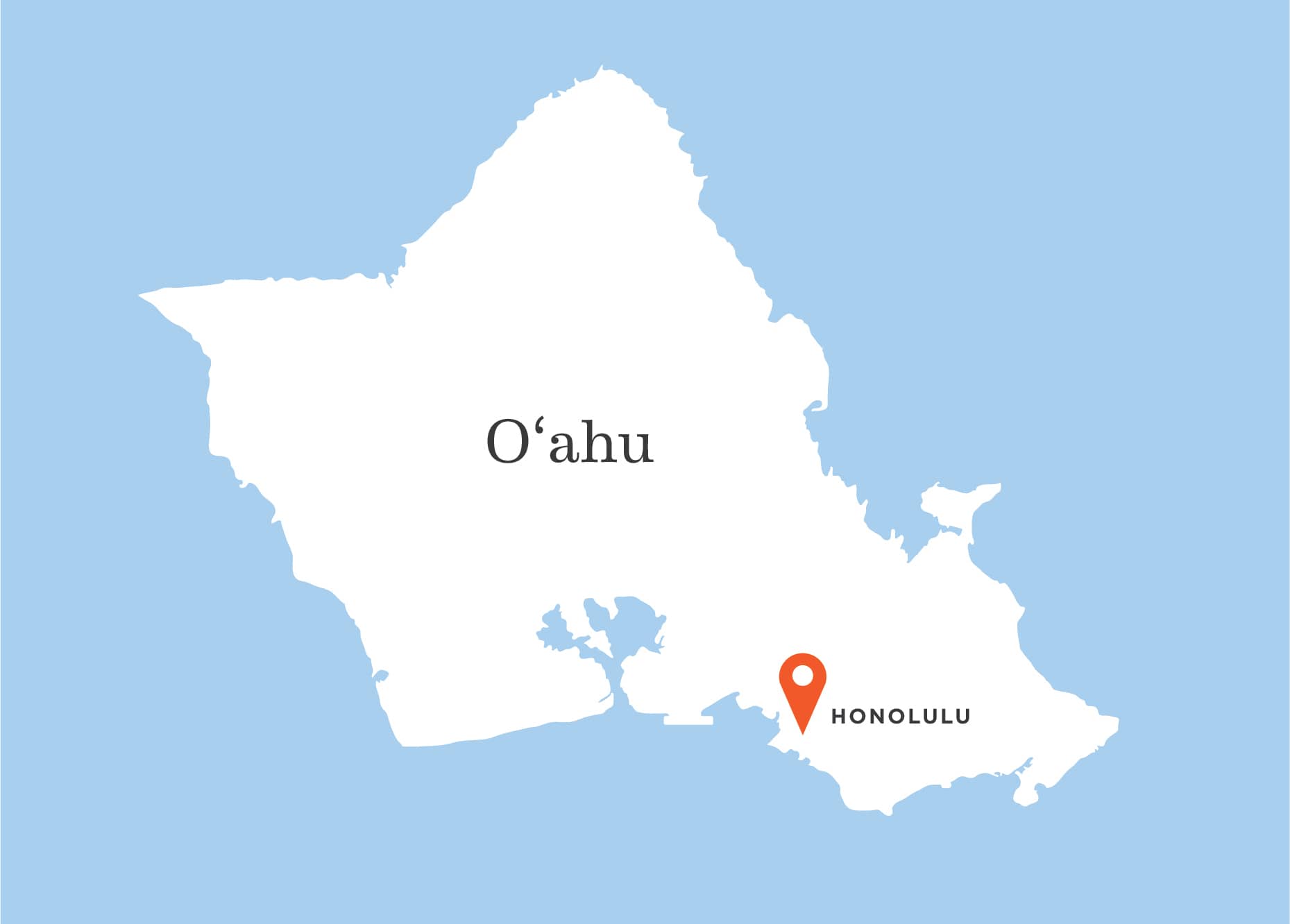 Oahu map